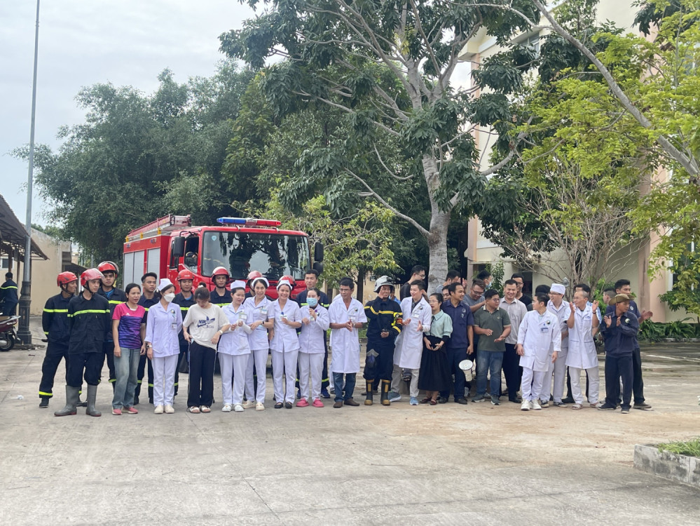 Tập huấn PCCC năm 2024 tại Bệnh viện YHCT-PHCN Bình Thuận